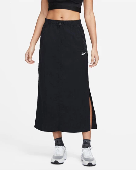 W Nsw Essntl Wvn Hr Skirt Fl