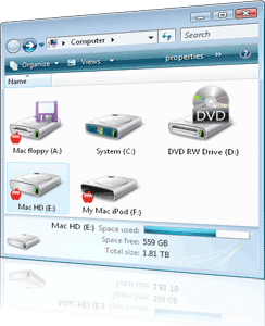 MacDrive 7: Soporte HFS+ en Windows