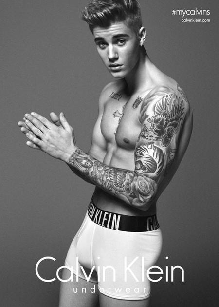 Justin Bieber, imagen de Calvin Klein. Y no, no es una inocentada
