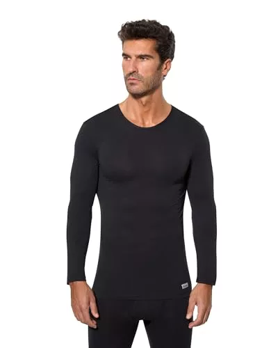 Abanderado Camiseta de Manga Larga Cuello Redondo Térmico Hombre