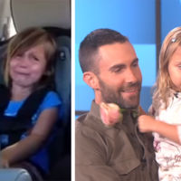 El día que el cantante de 'Maroon 5' conoció a la niña que lloró desconsolada al enterarse de su boda 