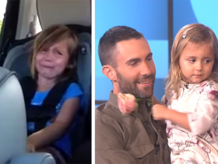 El día que el cantante de 'Maroon 5' conoció a la niña que lloró desconsolada al enterarse de su boda