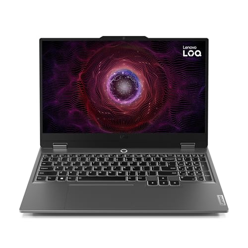 Lenovo LOQ Gen 9 - Ordenador Portátil Gaming 15.6" FHD, 144Hz (AMD Ryzen 7 7435HS, 24GB RAM, 1TB SSD, NVIDIA GeForce RTX 4060 8GB, Wi-Fi 6, Sin Sistema Operativo) - Teclado QWERTY Español, Gris Luna