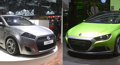 Marchando una de polémica, el Lada C Concept vs Volkswagen y Audi