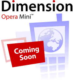 A punto la beta de Opera Mini Dimension