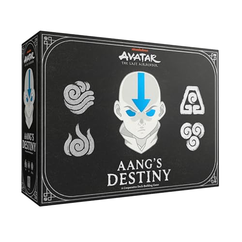 Avatar: The Last Airbender: Aang's Destiny, Cooperative Deck Building Strategy Board Game, Juega como Aang, Katara, Appa