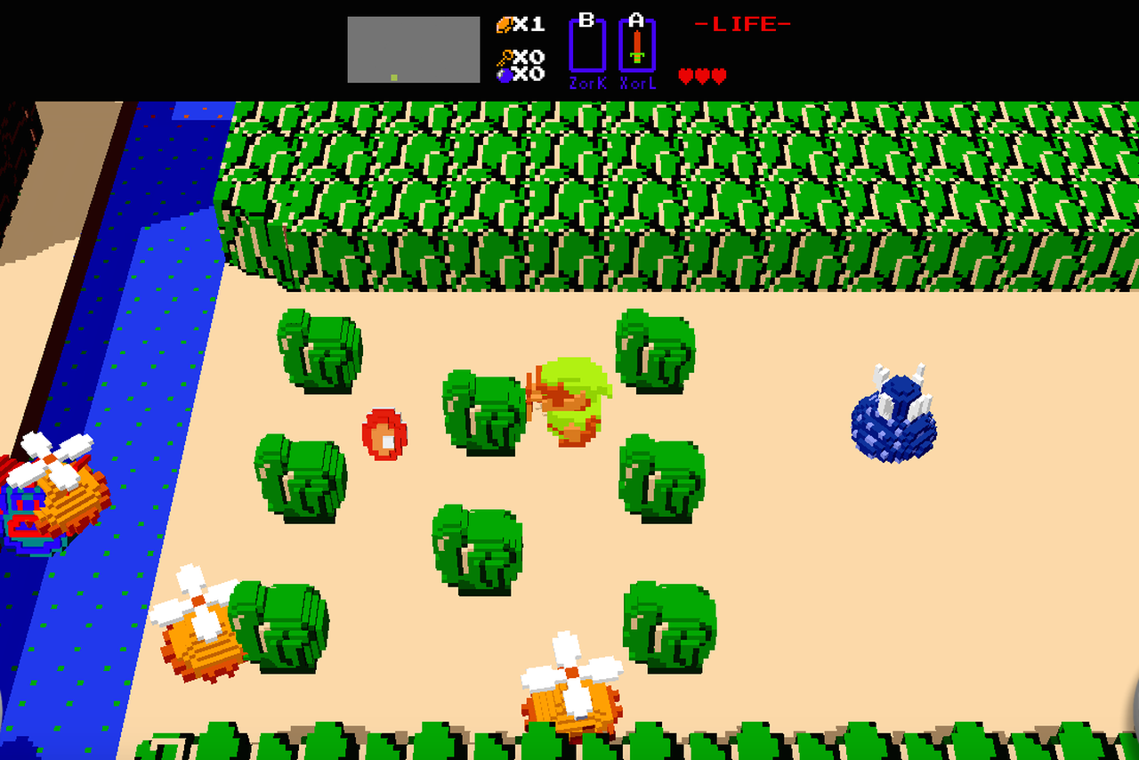 Nintendo se ha enterado del homenaje en forma de juego del primer Zelda