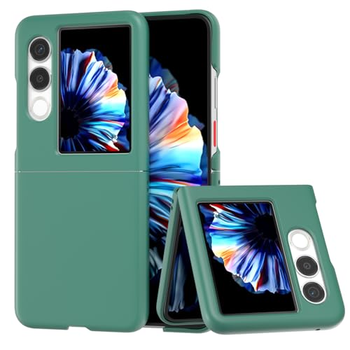 COQUE Funda para ZTE Nubia Flip2,Pantalla Plegable Ultra Delgada Phantom Shield Skin Feel Funda de teléfono móvil para ZTE Nubia Flip2-Verde