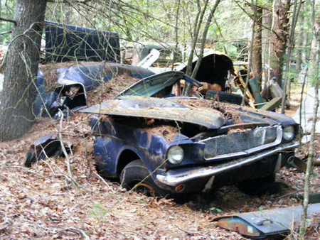 Coches abandonados en Rhode Island