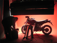 Sesión fotográfica de la Ducati Hypermotard