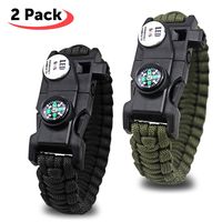 Por 9,33 euros tenemos este set de dos pulseras SOS Paracord en Amazon. Es una oferta flash válida hasta medianoche 