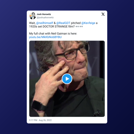 Doctor Strange Guillermo Del Toro Neil Gaiman 1