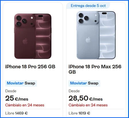 Iphone 18 Pro Movistar