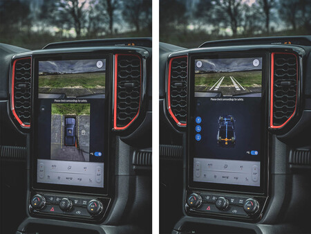 Ford Ranger Raptor 2022 pantallas