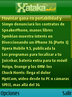 Catálogo de widgets para Symbian S60
