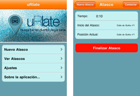 uRlate, un curioso notificador de atascos para iPhone