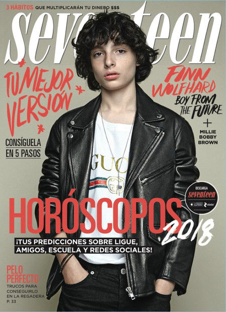 Finn Wolfhard saca su lado canalla en la portada de la revista Seventeen México