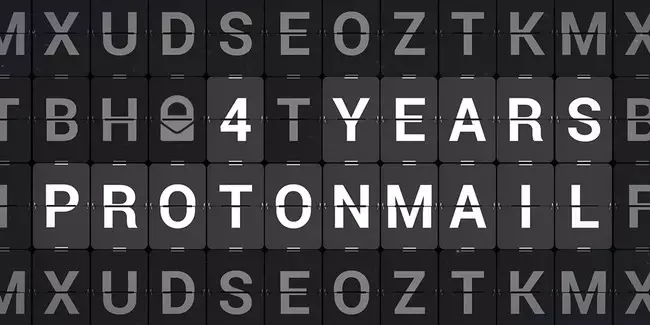 Protonmail 4 Years Indiegogo Anniversary