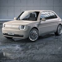 El Fiat 126 Vision es una exquisita propuesta de coche eléctrico que mezcla el clásico de Fiat y el estilo del Honda e