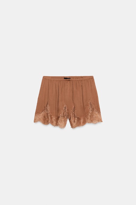 Shorts Encaje Pantalon Corto Tendencia Verano 2026 Elegante Bonita
