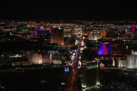 Las Vegas: plano con la ubicación de los casinos (que en realidad no están en Las Vegas)