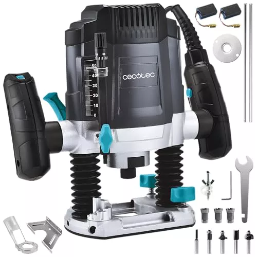 Fresadora Cecotec  MultiShape 900 Inmersion. 1200W, Profundidad Ajustable hasta 55mm