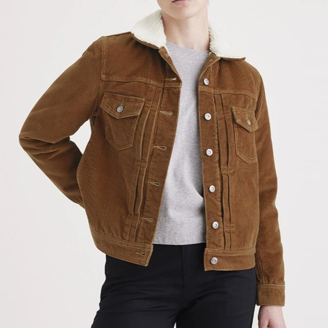 Dockers Cazadora trucker de mujer de pana