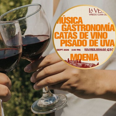 Vino mexicano, catas, gastronomía, música en vivo y concierto de Moenia: date una escapada a un destino de Guanajuato este fin de semana 