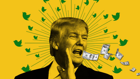 Dona dinero a una buena causa cada vez que Donald Trump publique un tweet