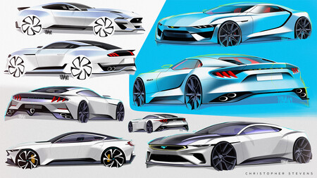 Ford Mustang 2024 Sketches