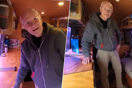 A Los 82 Anos Este Estadounidense Vive En Su Furgoneta Mercedes Benz Sprinter Sumamente Bien Equipada