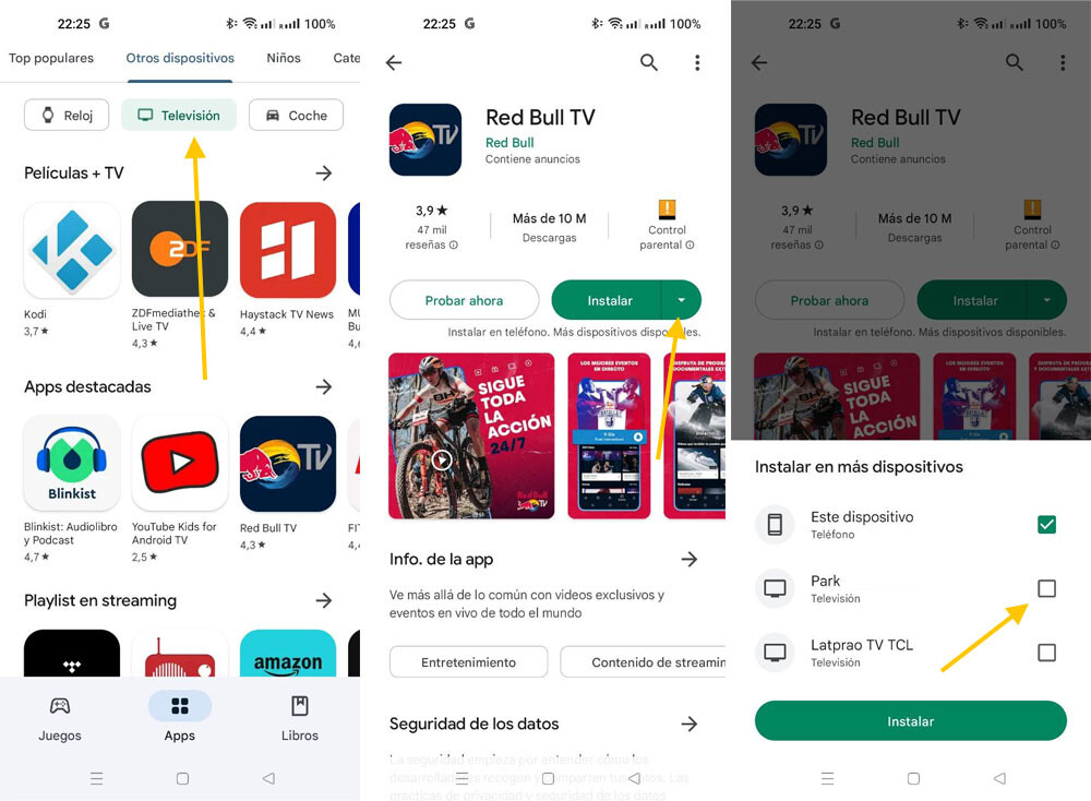 Todas las formas de instalar apps en una tele con Android TV