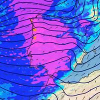 España se prepara para un "festín" de borrascas en febrero: con más lluvia de lo normal y sin apenas frío