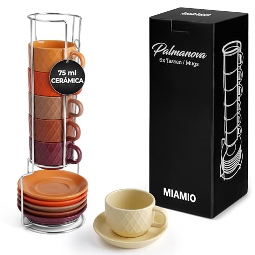 MIAMIO - Juego de tazas de espresso