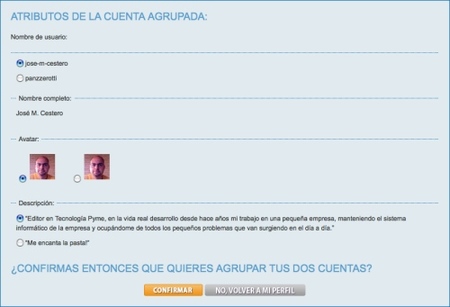 Agrupación de cuentas