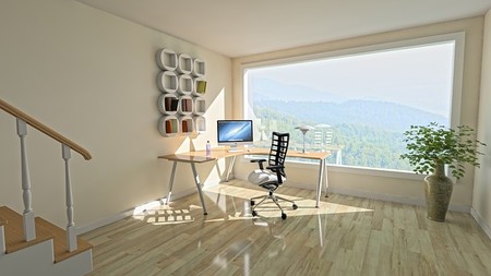 Si trabajas en casa, elige la mejor habitación