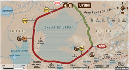Mapa Etapa6 Ddakar2016