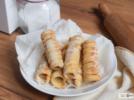 Gañotes de Ubrique, receta del crujiente dulce típico de la sierra gaditana