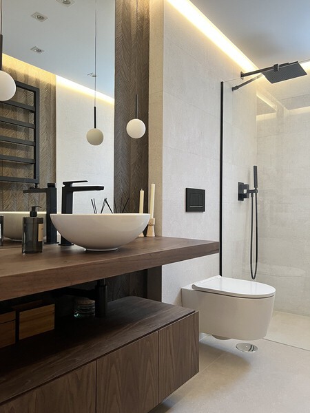 Uso del color en el baño