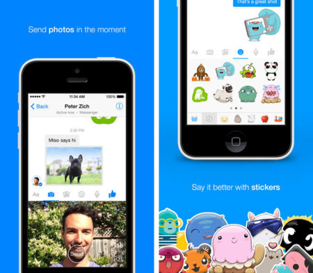 Facebook Messenger se actualiza en el iPhone para compartir mejor fotos y vídeos