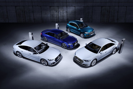 Audi amplía su gama de híbridos enchufables ahora para los modelos A8, A7, A6 y Q5