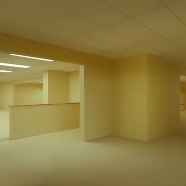 La foto más aterradora de internet no tiene monstruo, no tiene historia y no se sabe quién la hizo: las Backrooms llegan al cine 