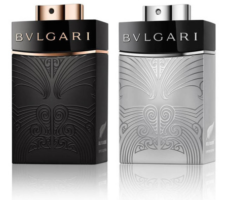 Bvlgari lanza una edición limitada de sus fragancias All Blacks grabadas con el mokotattoo maorí