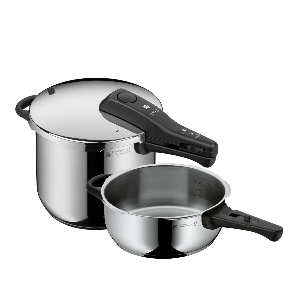Set ollas a presión 6,5 y 3 L Perfect WMF