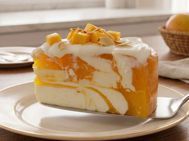 Cómo hacer una gelatina de yogur con mango congelado, una receta fácil y con solo 4 ingredientes