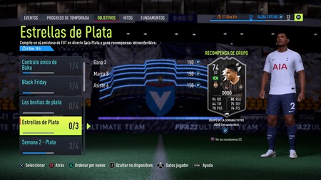 FIFA 22: consigue la carta Estrellas de Plata: Dodo Intransferible