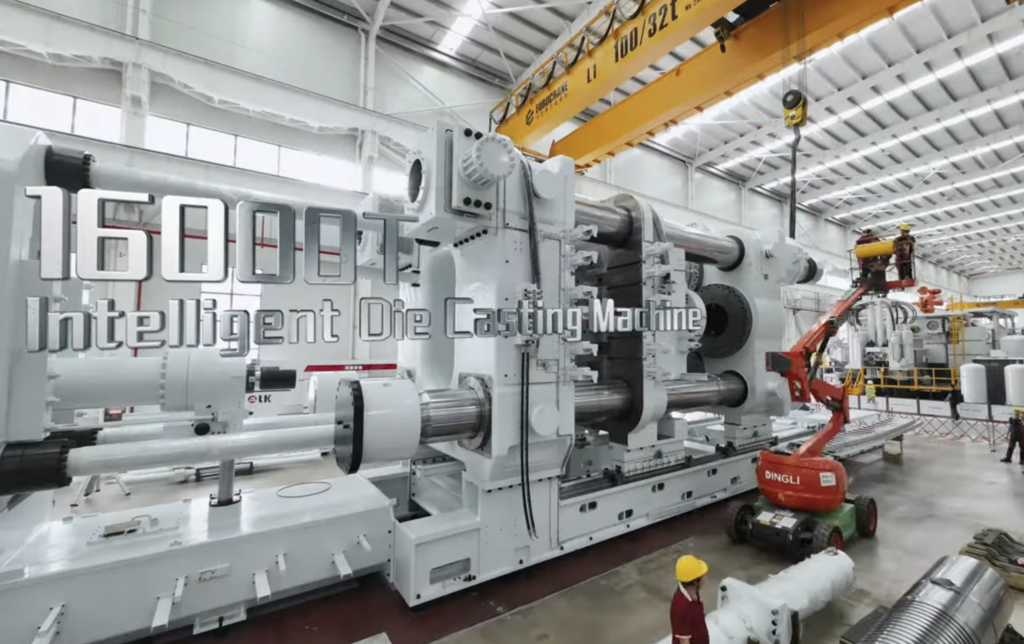 Tesla ha revolucionado la industria con una Giga Press de 9.000 toneladas. China ha respondido con la más grande del mundo