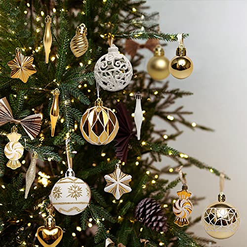 Juego de decoración de árbol de Navidad 73PCS 