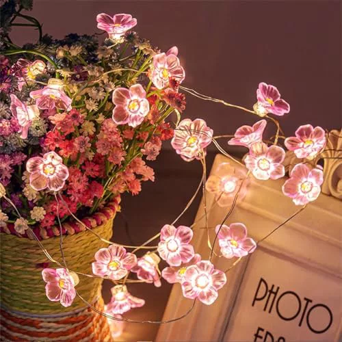 JZK 3 m Blanco cálido cadena de luces led solares