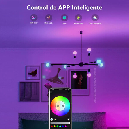 Paquete 4 Luces Inteligentes